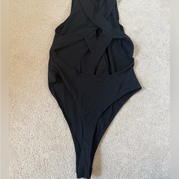 Jessa Bodysuit Black FREE PEOPLE - Picture 6 of 6